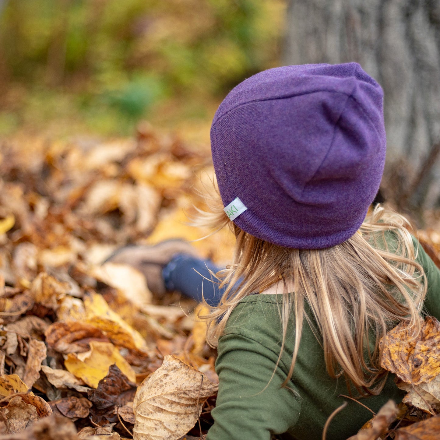 Oakiwear Beanie Stocking Hat Cap Merino Wool Winter, Purple