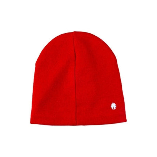 Oakiwear Beanie Stocking Hat Cap Merino Wool Winter, Red