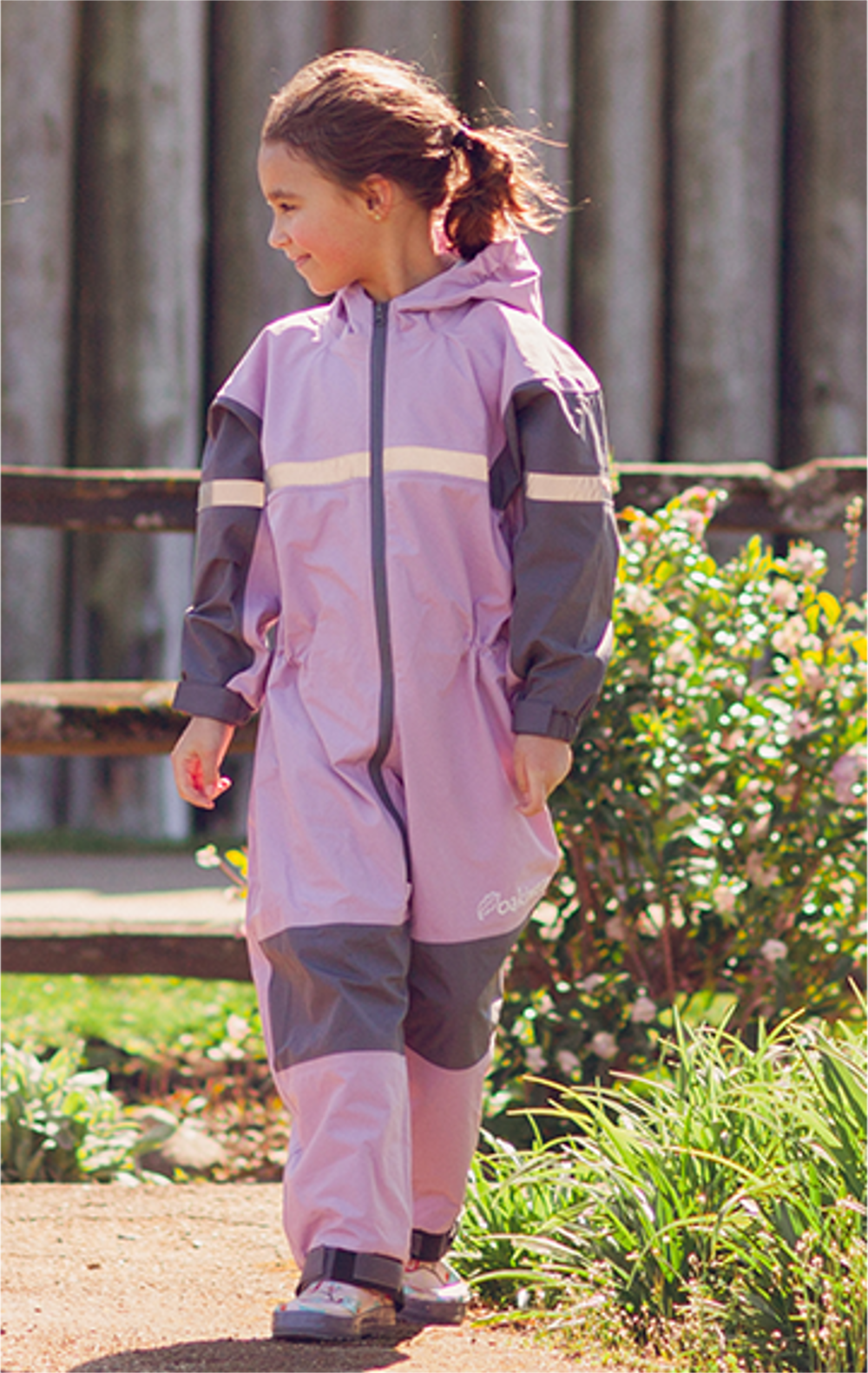 Children's Rain/Trail Suit, Lavender