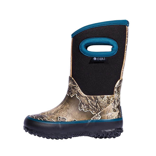 Oakiwear Kids Neoprene Rain Snow Boots, Realtree EXCAPE™ Thick 7mm