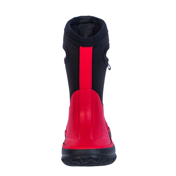 Oakiwear Kids Neoprene Rain Snow Boots, Red Thick 7mm