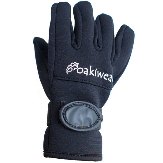 Oakiwear Neoprene Fishing Hunting Gloves, Black