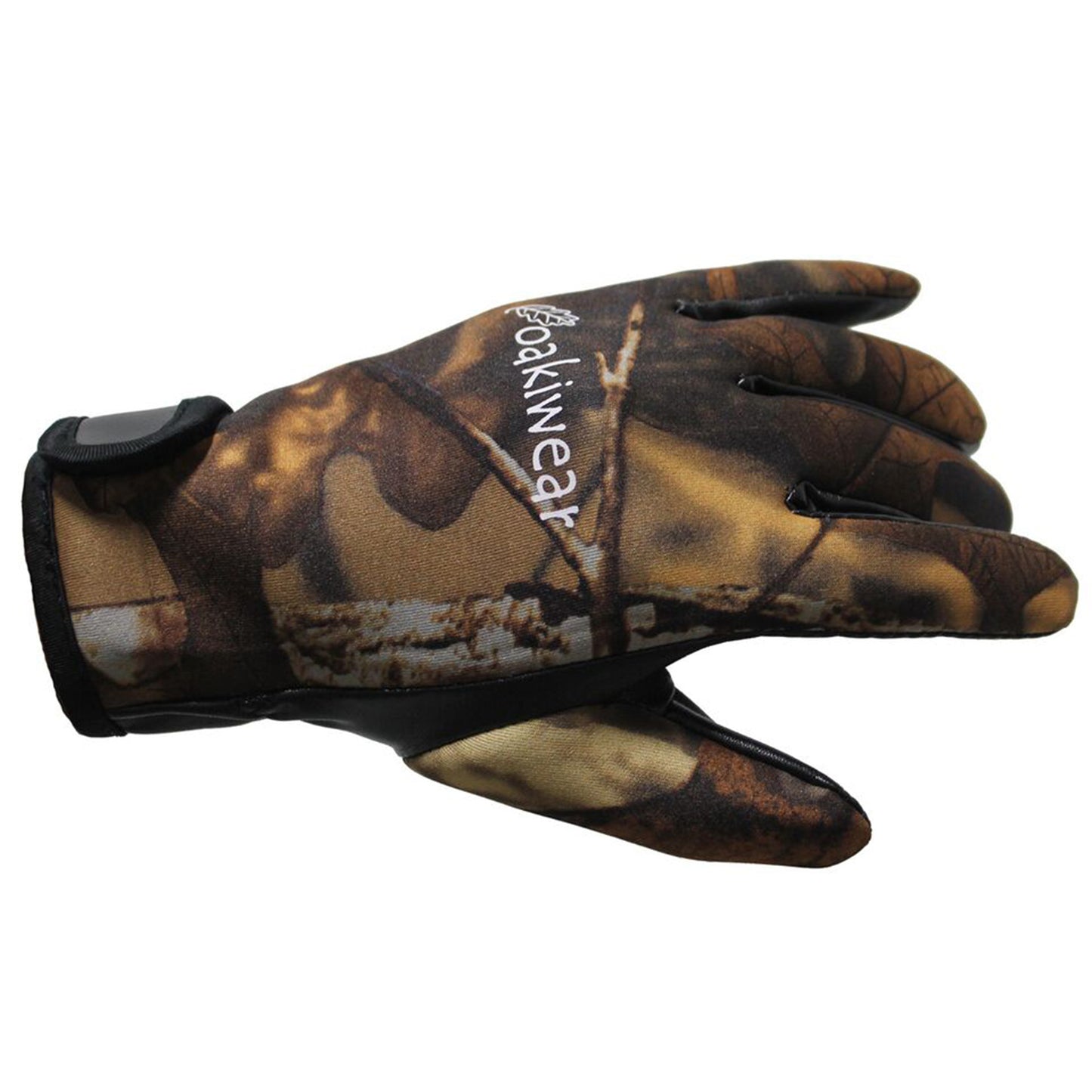 Oakiwear Neoprene Fishing Hunting Gloves, Camo