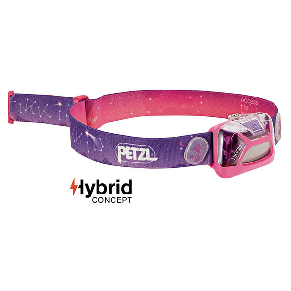 Petzl TIKKID Simple Cute Kids Headlamp, Pink or Blue 12 Months and older