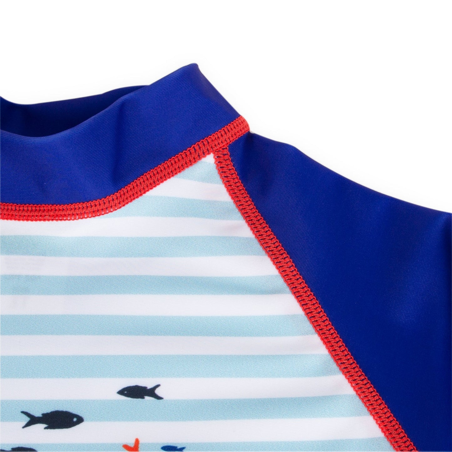 Oakiwear Rash Guard Long Sleeved Swimming Surf Shirt Boy Girls, Vitamin Sea