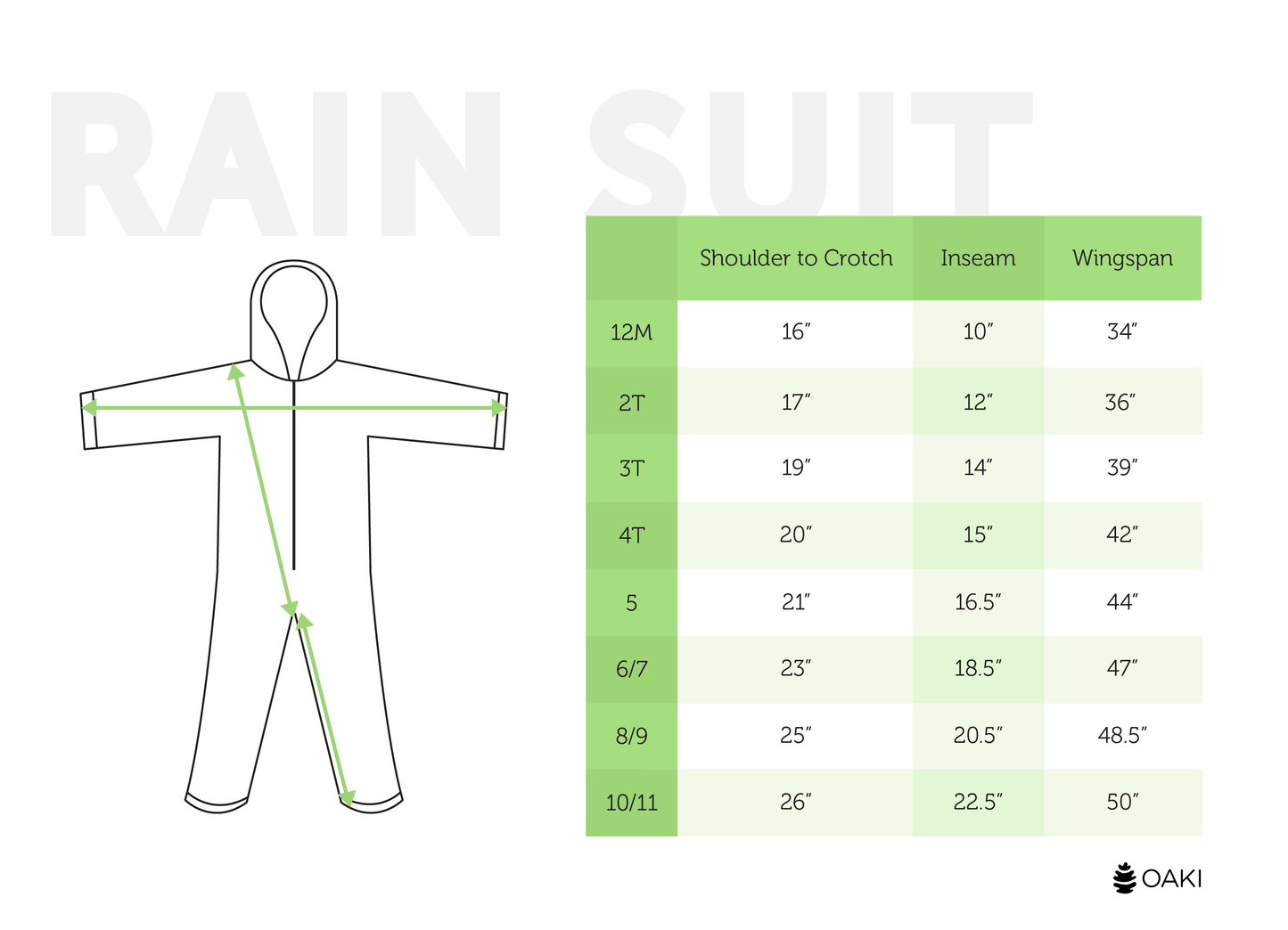 Children's Rain/Trail Suit, Black