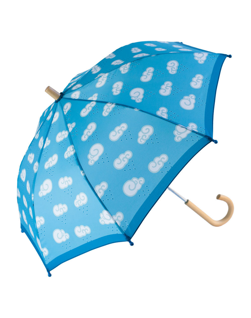 Oakiwear Kids Childrens Youth Folding Umbrella, Clouds