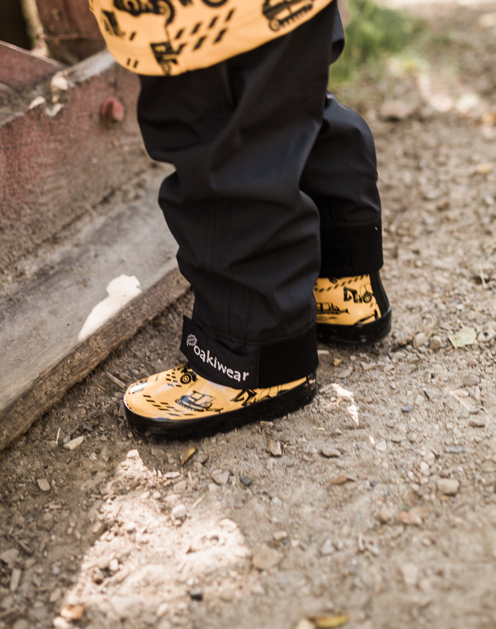 Childernwear back Trail/Rain Pants, Black