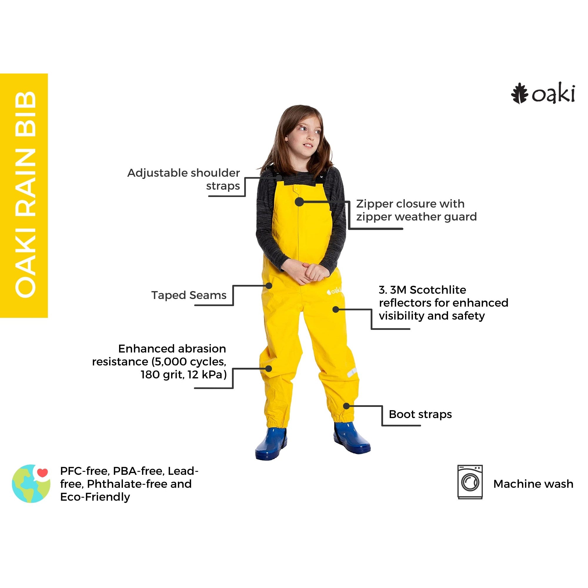 Kids Rain Bibs Tuff Kids Outdoors