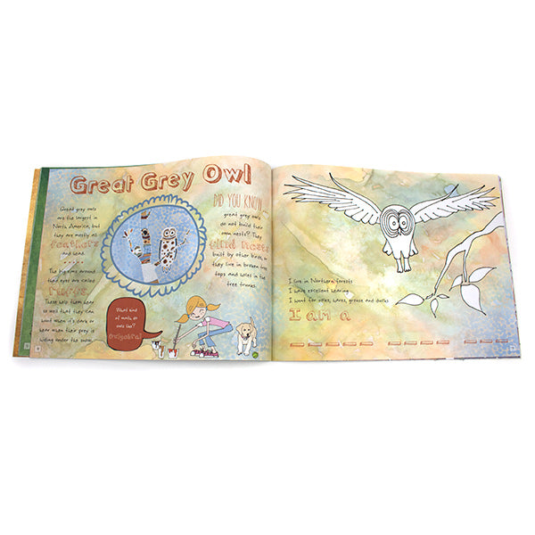 COLOR ME Alaska Dawn Gerety Beautiful Coloring Book Animals - 40 pgs [2014]