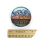 Alaskan Vinyl Stickers Moose Mountains Love Yeti, Dawn Gerety