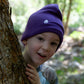 Oakiwear Beanie Stocking Hat Cap Merino Wool Winter, Purple