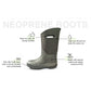 Oakiwear Kids Neoprene Rain Snow Boots, Forest Green Thick 7mm