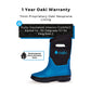 Oakiwear Kids Neoprene Rain Snow Boots, Celestial Blue Thick 7mm