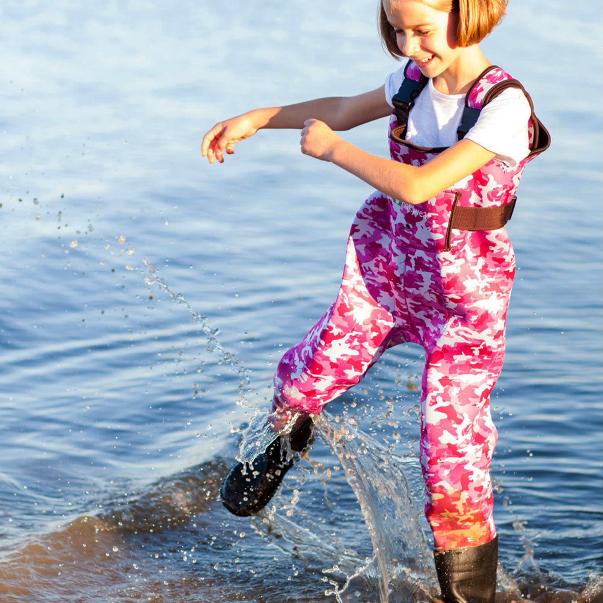 Fishing chest waders for Kids, Waterproof Children's Waders with Non-Slip  Boots, Children Playing Water Clothes, Suitable for Playing with Water