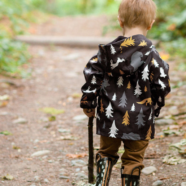 Kids on sale lined raincoat