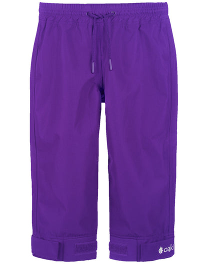 Oakiwear Kids Waterproof Rain Pants Boys Girls, Galaxy Purple