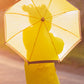 Oakiwear Kids Childrens Youth Folding Umbrella, Yellow